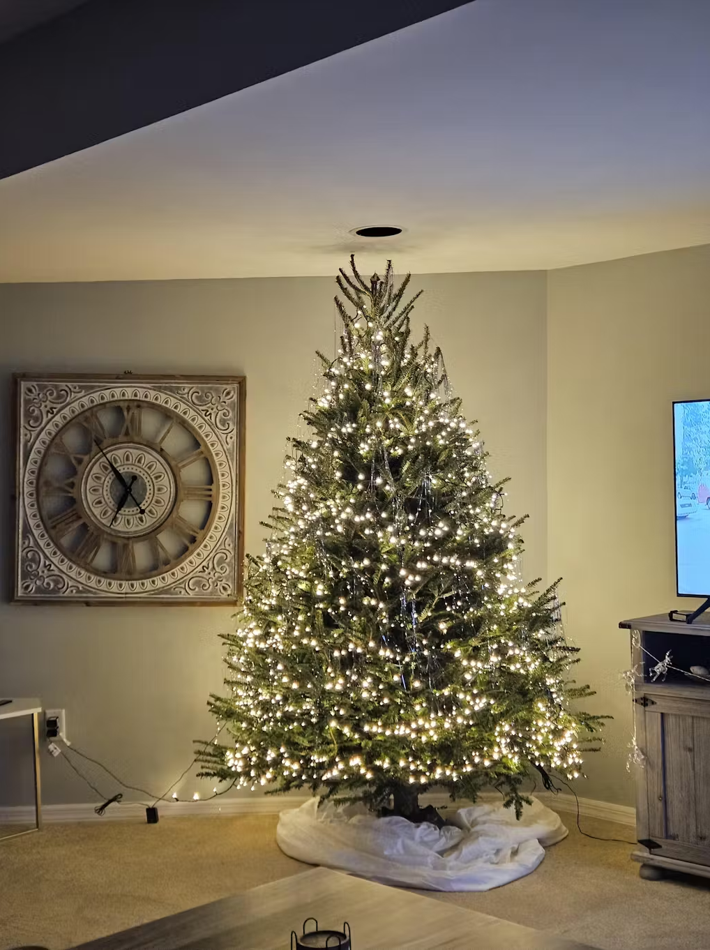 Fresh 7 ft Fraser fir Christmas tree delivered to your door
