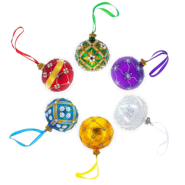 Red Lilies Glass Ball Christmas Ornament 3.25 Inches - Cork & LeafChristmas Ornaments > Flowers