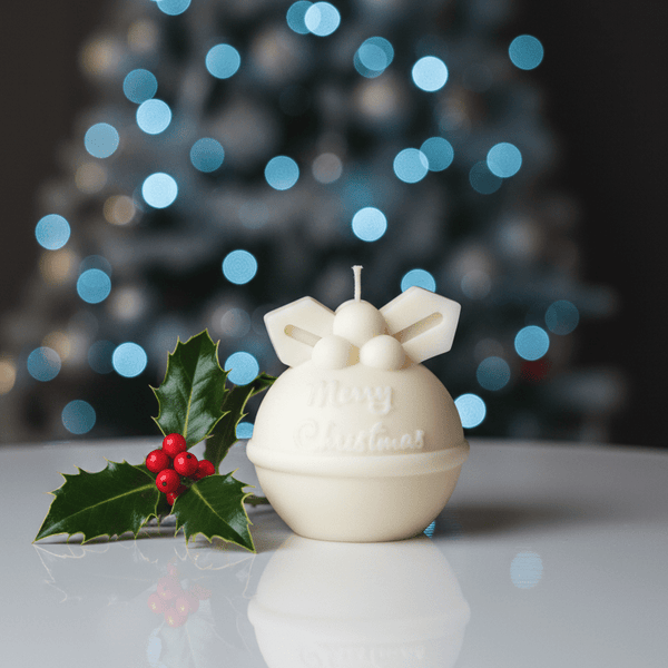 Round Bell Christmas Candle | Holiday Decor - Cork & LeafcandlesUnscented
