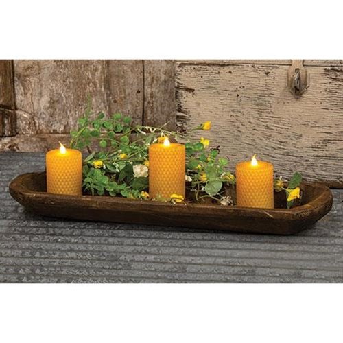 Rustic Brown Wooden Bread Dough Bowl - Cork & LeafTreen