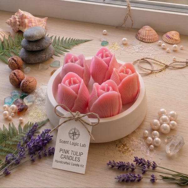 The Tulip Blossom Candle - Cork & LeafcandlesUnscented