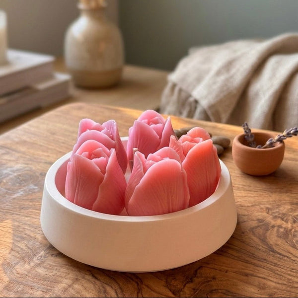 The Tulip Blossom Candle - Cork & LeafcandlesUnscented