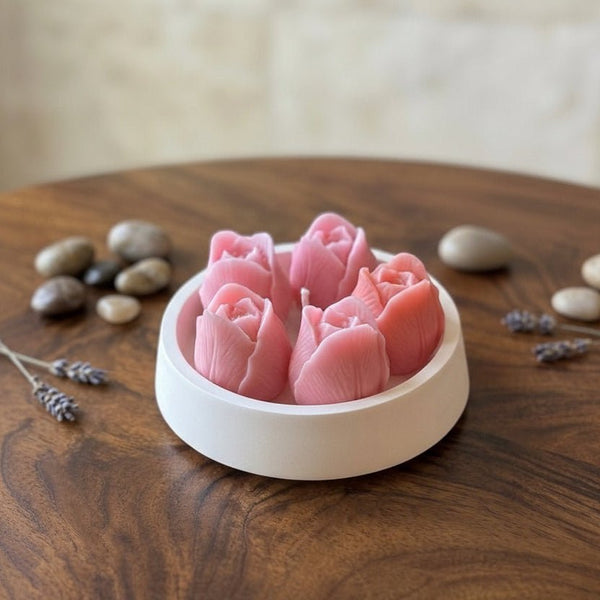 The Tulip Blossom Candle - Cork & LeafcandlesUnscented