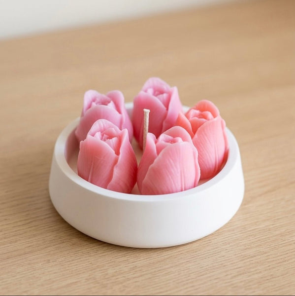 The Tulip Blossom Candle - Cork & LeafcandlesUnscented
