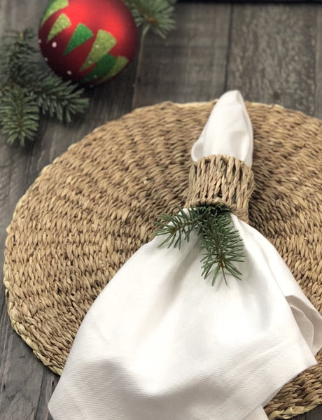 rustic charger plates - charger plates Christmas 