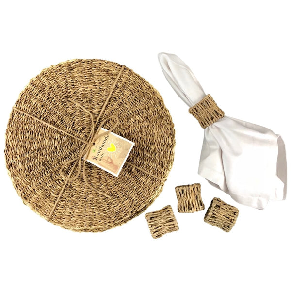 Charger Plates with Napkin Rings- Chargers plates for wedding