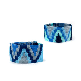 Blue Napkin Rings, Set of 4 - Cork & Leaf