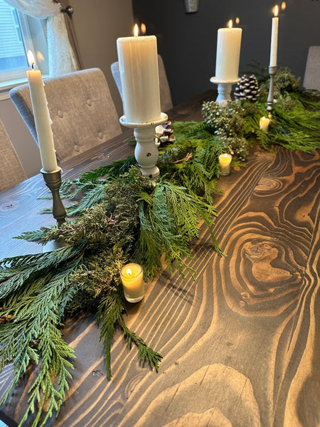 Fresh Christmas Garlands - Live Winter Greenery , Live Christmas Garlands 