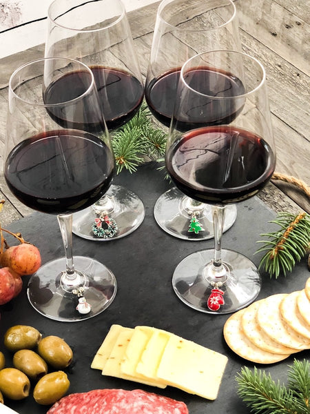 Wine charms, Christmas wine charms 