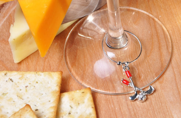 Classic Golf Wine Charms, Set of 6 - Cork & LeafWine Charms