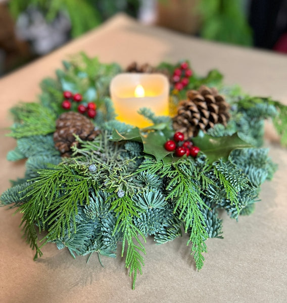 Fresh Centerpiece - Cork & Leaf