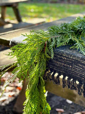 Fresh Christmas Garland - Real Western Red Cedar - Sustainable Holiday Decor - Cork & LeafCedar Garland10ft