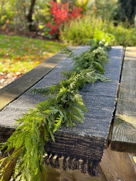 Fresh Christmas Garland - Real Western Red Cedar - Sustainable Holiday Decor - Cork & LeafCedar Garland15 ft