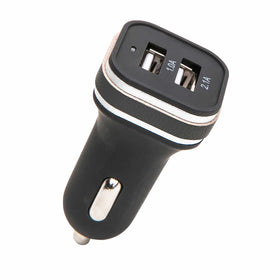 Genuine Leather Car Charger - Cork & LeafGray