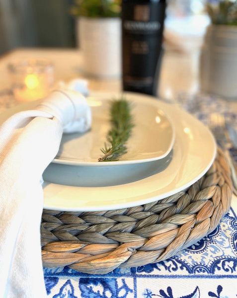 Grey Modern Charger Plates 