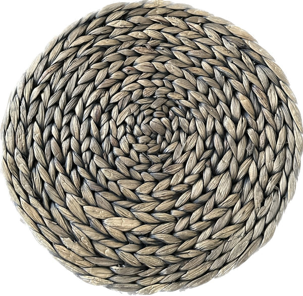 Kailia Blackwash Natural Charger Plates - Cork & LeafCharger Plates