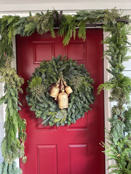 Premium Mix Fresh Christmas Garland | Live Christmas Garlands | Festive Home Decor - Cork & Leaf3 ft