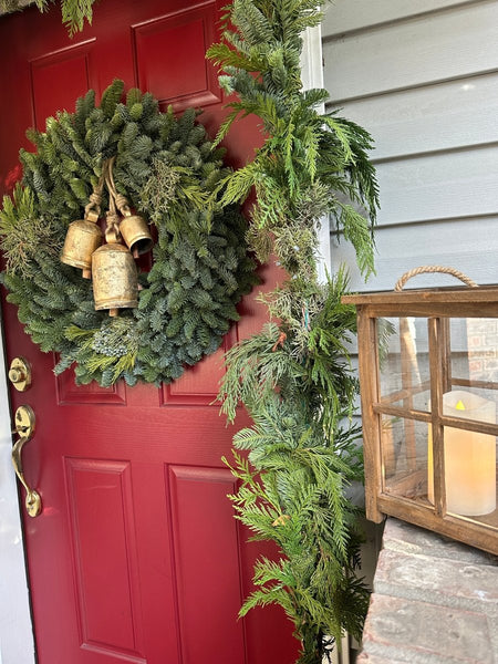 Premium Mix Fresh Christmas Garland | Live Christmas Garlands | Festive Home Decor - Cork & Leaf3 ft