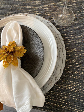 Reclaimed Gray Charger Plates 13-Inch - Cork & LeafCharger PlatesSet of 4