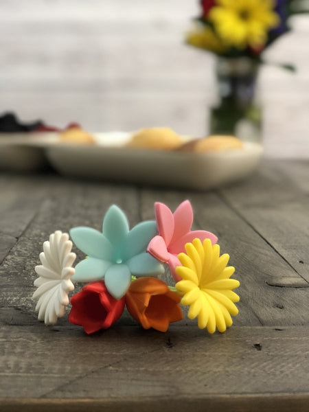 Spring Flowers Wine Charms - Cork & LeafWine Charms