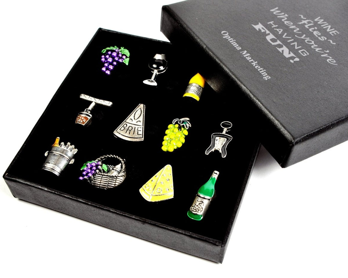 magnetic wine glass charms 