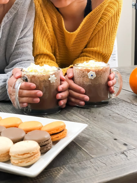 Winter Snowflake Magnetic Wine Glass Charms for Christmas or Holiday Parties, Set of 6 - Cork & LeafWine Charms