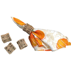 Thanksgiving  Napkin Rings, natural napkin ring